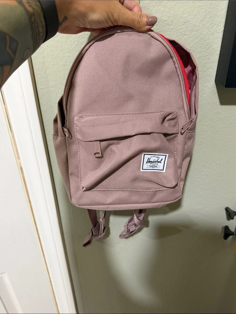 Mini Herschel Supply Company Backpack in Dusty Pink